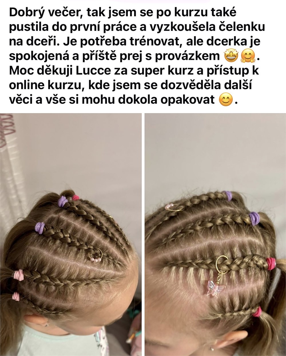 Skutečná zpráva od absolventky kurzu
