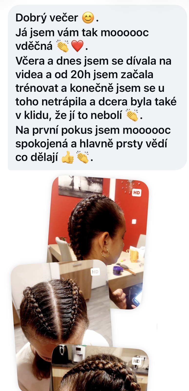 Skutečná zpráva od absolventky kurzu